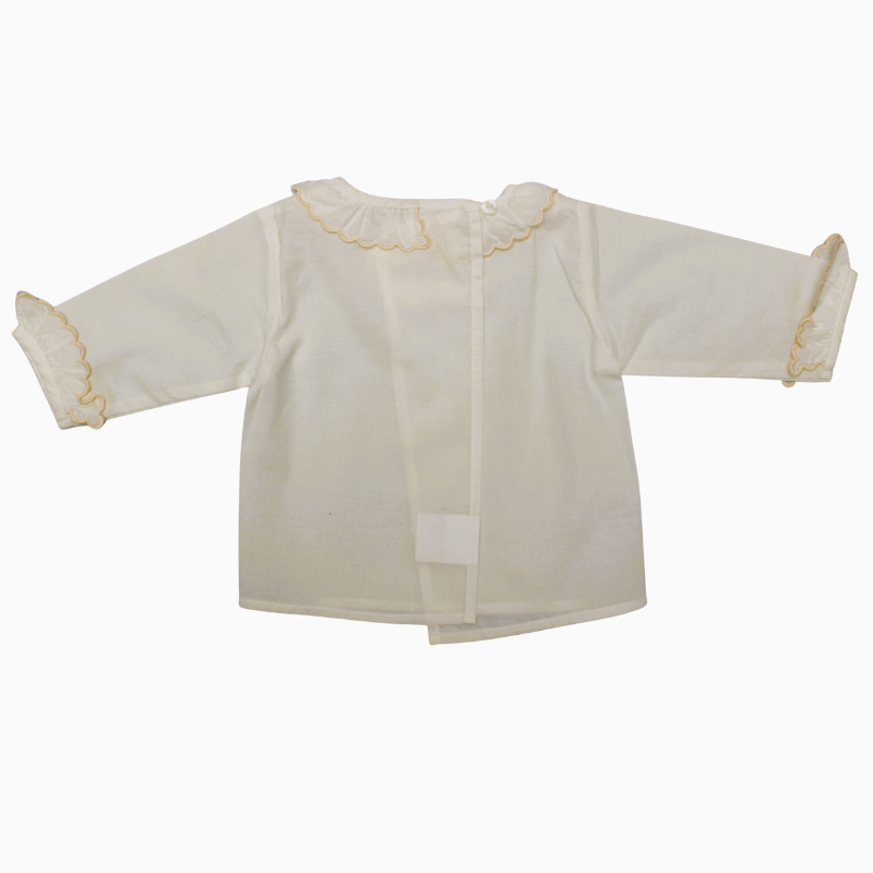 Camisa Batista Beige - Imagen 3