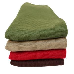 Polainas para bebé Chocolat Baby color rojo, marrón chocolate, marrón claro y verde. Talla 3 y 6 meses