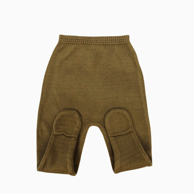 Polaina para bebé Chocolat Baby color marrón claro, talla 3 y 6 meses