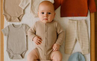 Cómo elegir la talla correcta de ropa de bebé según su edad